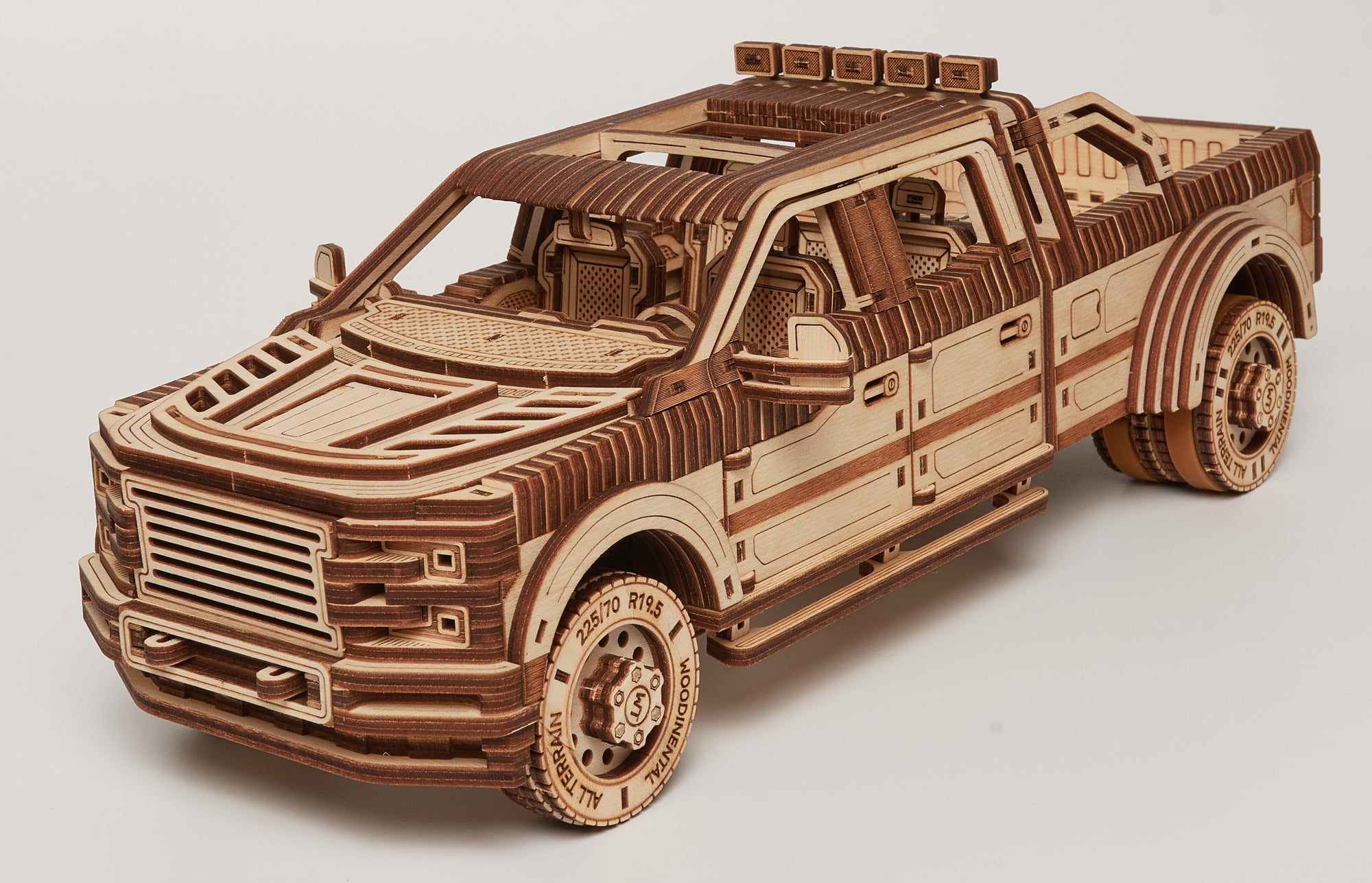 Wood Trick 'Full Size Pick Up' - Houten Modelbouw 3D Mechanisch Ruimtelijk Inzicht - Leerzaam Vermaak Jong en Oud