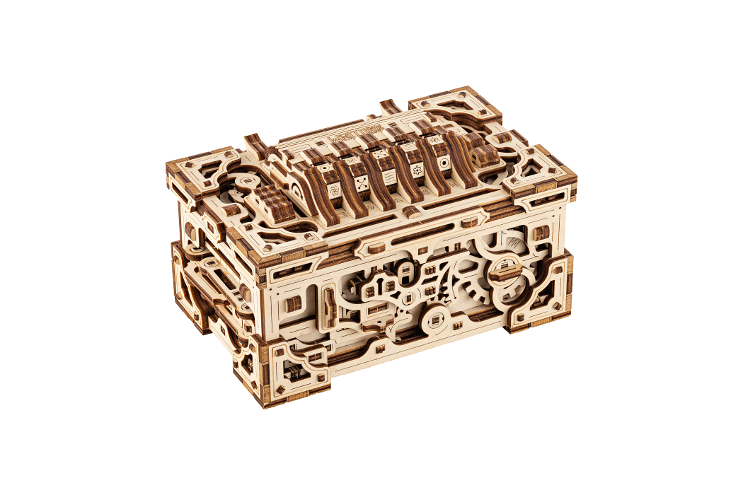 Wood Trick - Modelbouw 3D houten puzzel "Enigma Chest" ('Enigma kluis')