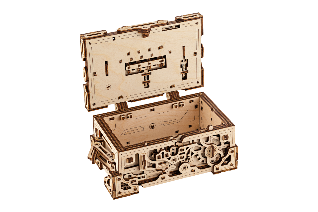 Wood Trick - Modelbouw 3D houten puzzel "Enigma Chest" ('Enigma kluis')