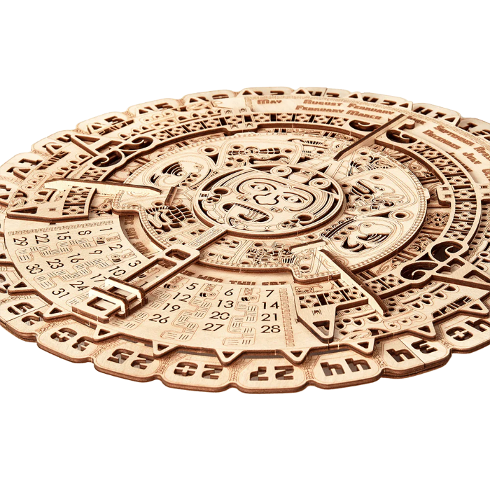 Wood Trick - Modelbouw 3D houten puzzel "Mayan calendar" ('Mayakalender')