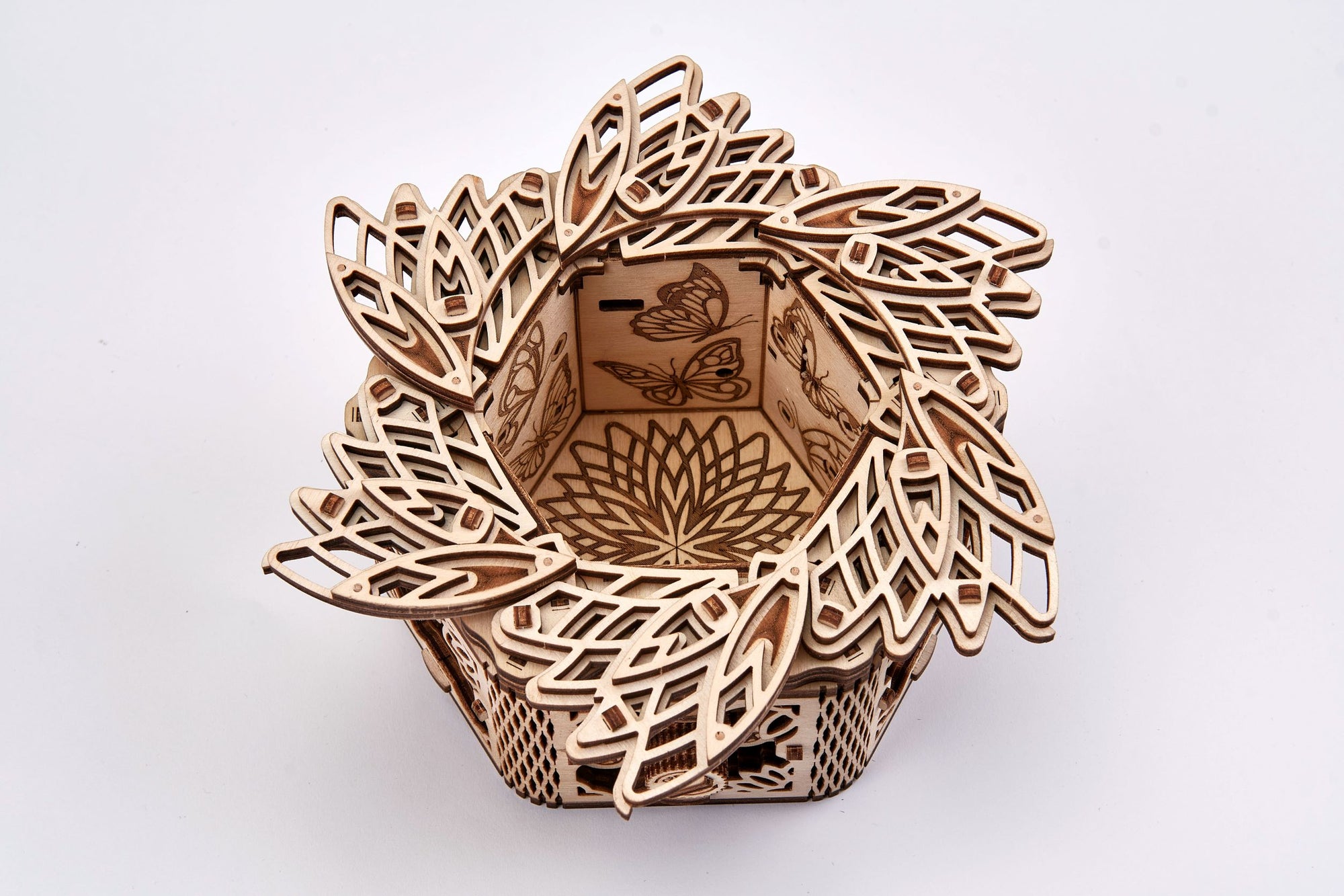 Wood Trick – Modelbouw 3D houten puzzel – ‘Mystery flower’ (WDTK045)
