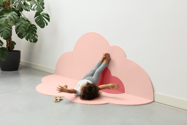 AANBIEDING! Quut Speelmat 'Head in the clouds', Large, Roze/Blush rose (145 x 175 cm)
