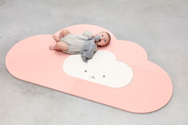AANBIEDING! Quut - Speelmat 'Head in the clouds', Small, Roze/Blush rose (90 x 145 cm)