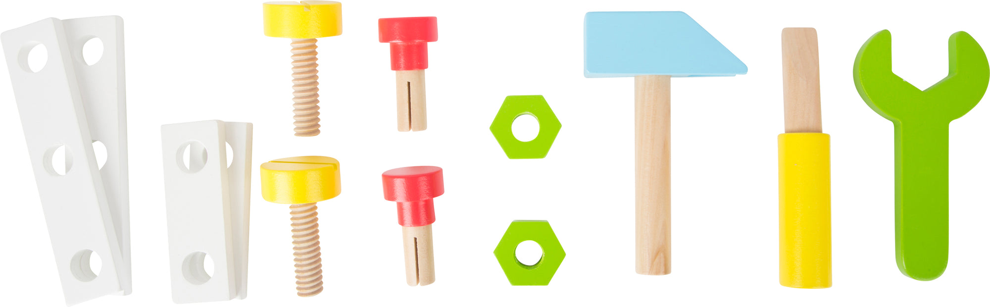 small foot - Houten loopwagen met gereedschap 'Tools baby walker'