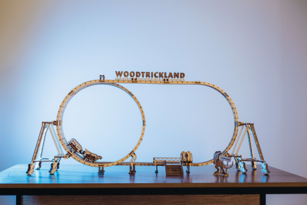 Wood Trick - Modelbouw 3D houten puzzel "Wood Trick Ride" ('Achtbaan')