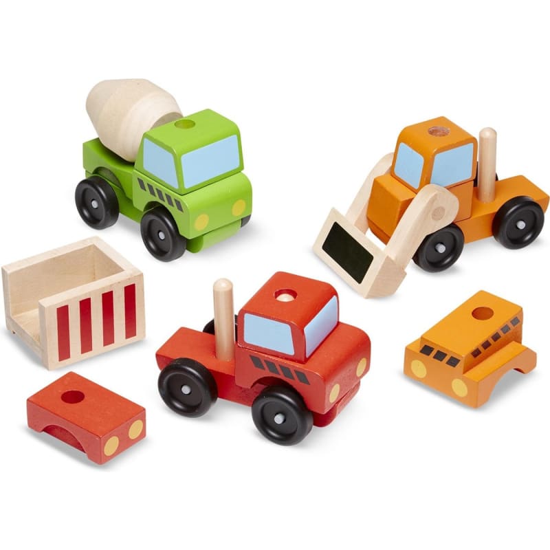 Houten Bouwplaats Auto’s - 3 stuks toys > Speelfiguren & sets > 