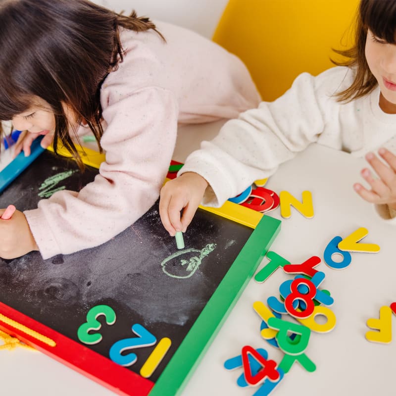 Schoolbord Magnetisch en Droog-wis Toys